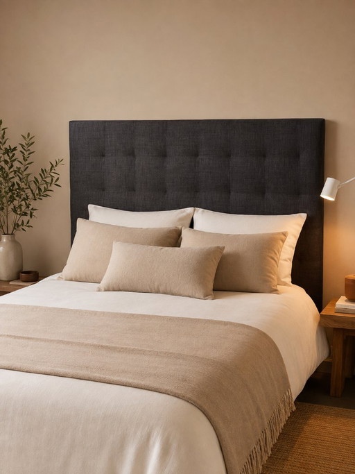 Gestoffeerd hoofdbord – slaaptoebehoren, Textile