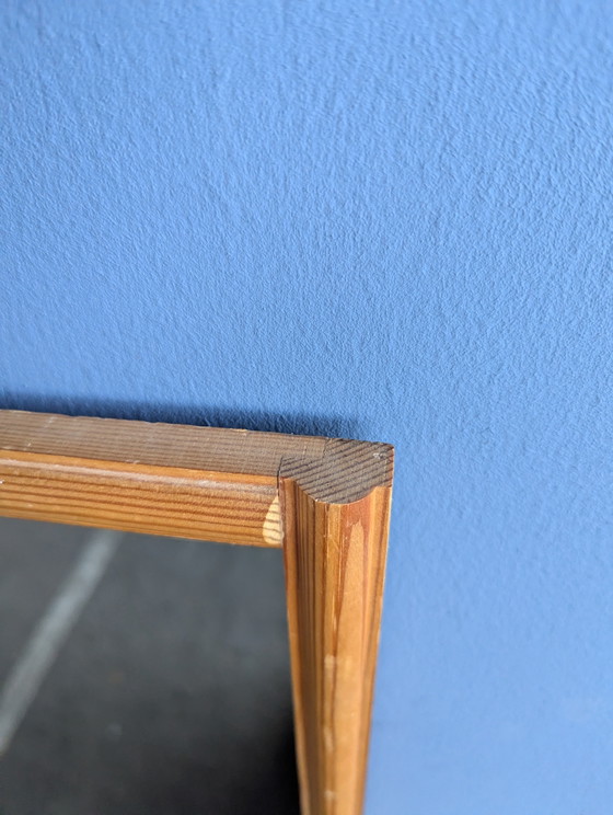 Espejo antiguo de madera con marco de pino. – Wood, Glass (photo 7 of 8)