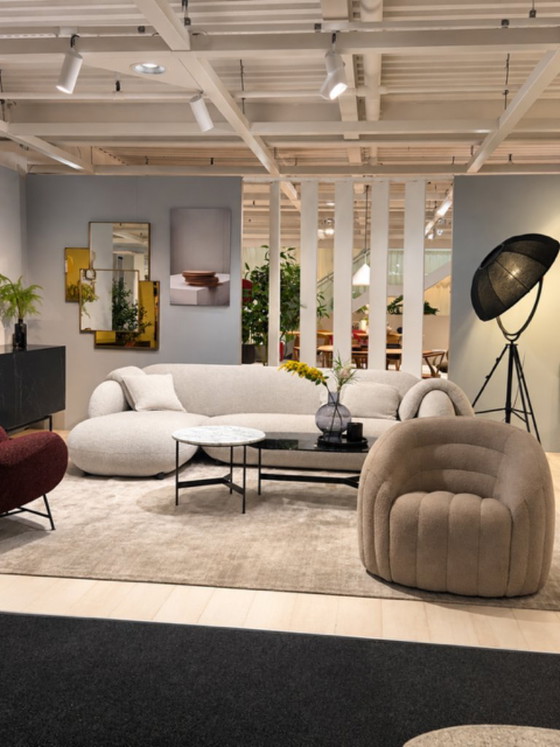 Leolux PULLA Corner Sofa 3-seater with medium chaise longue – Textile, Wood (photo 5 of 5)