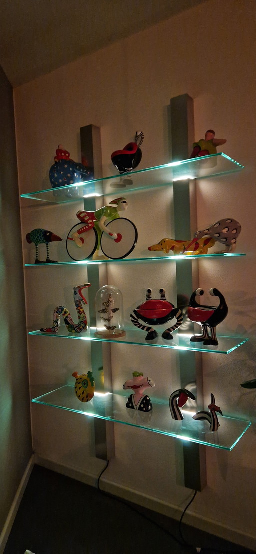 Legplanken glas met verlichting (4)