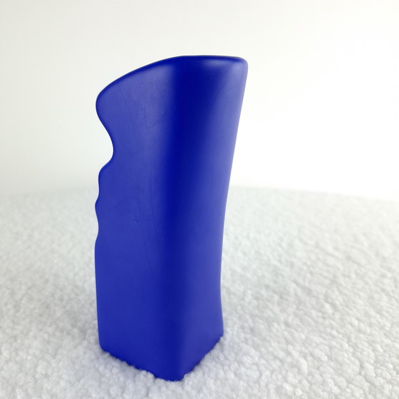 Image 1 of Vintage Asa kandelaar Memphis Milano design jaren 80 blauw