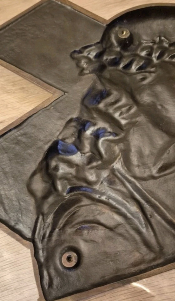 Image 1 of Placa de bronce de Jesús