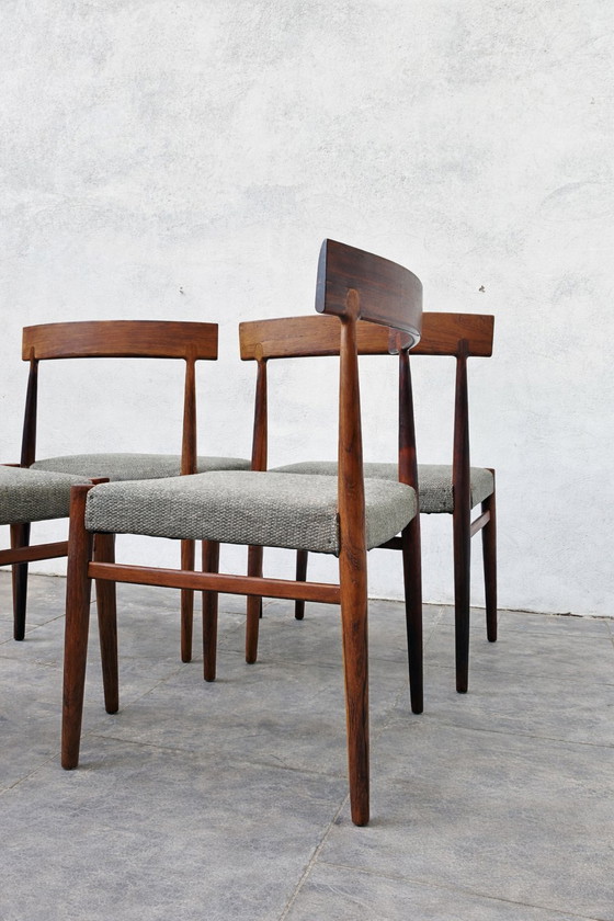 Image 1 of Sedie da pranzo in palissandro, sedie da pranzo vintage