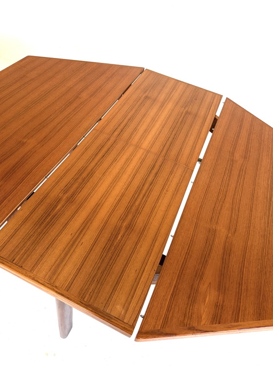 Image 1 of Table de salle à manger extensible vintage en teck danois des années 60