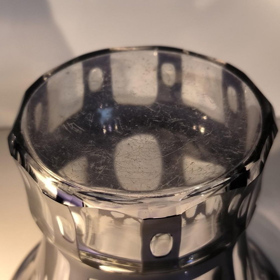 Art Deco geschliffene Glasvase zugeschrieben Johann Oertel für Carl Meltzer & Co., 1925 – Vasen, Crystal (photo 12 of 14)