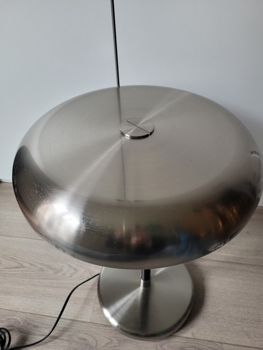 Vintage 90S Ikea Grimsö Lamp Metal With Leather