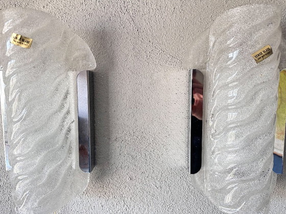 Image 1 of Vintage paar Murano muurlampen