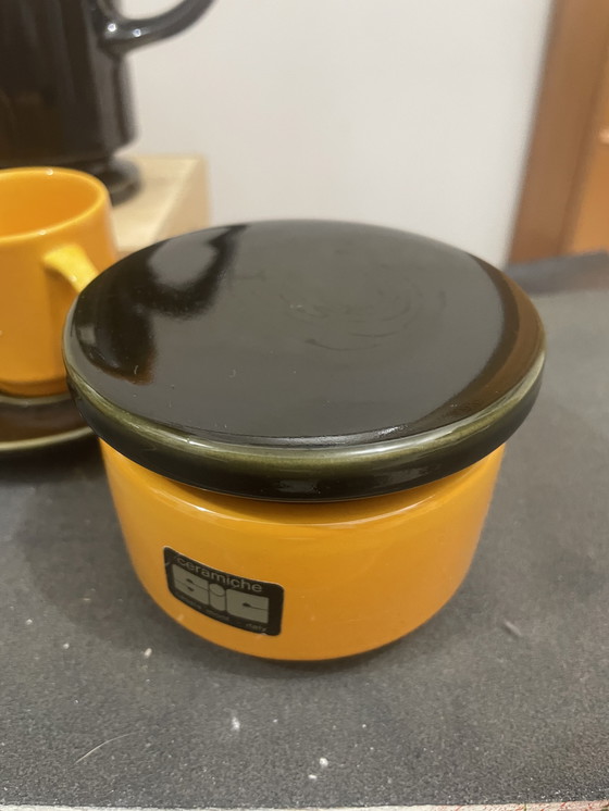 Image 1 of Set da caffè in ceramica di SIC ceramiche artistiche 