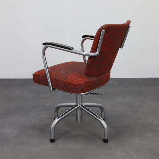 Image 1 of Bürostuhl mit Ottomane von Paul Schuitema für Fana, 1960er Jahre