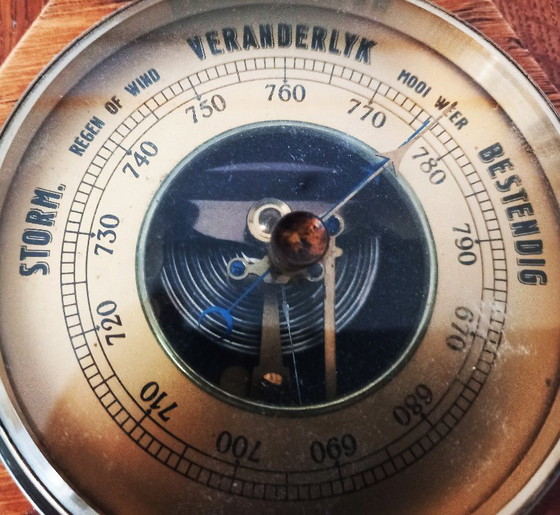 Image 1 of Barometro Art Déco Stazione meteorologica scolastica di Amsterdam