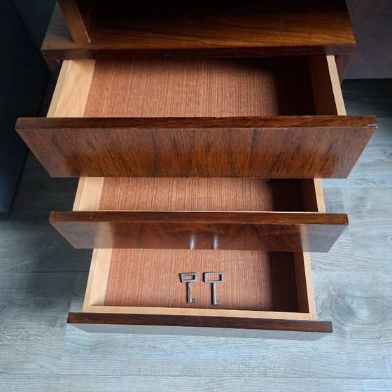 Image 1 of Vintage rosewood executive desk from the 1960s