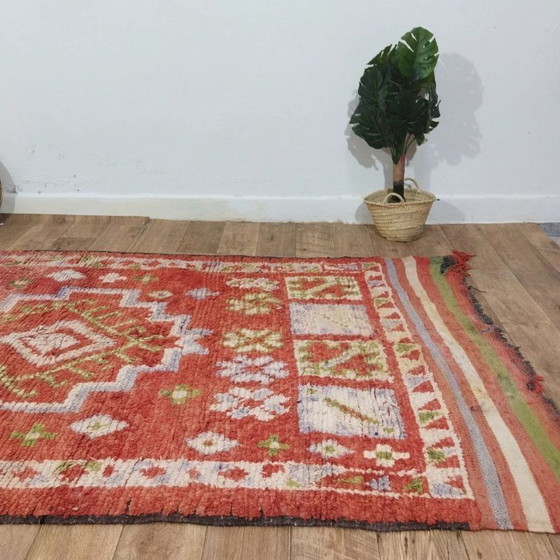 Image 1 of Wonderful Authentic Beni Ouarain Rug XXL – Unique Hand-knotted Wool Piece (330 × 226 cm)