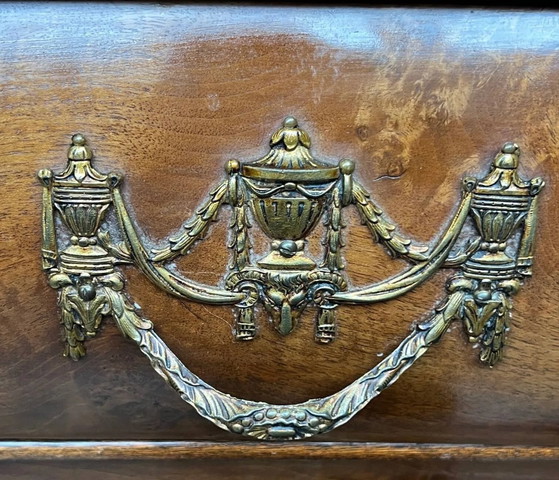 Antica vetrina olandese in stile barocco. XVIII secolo., Vetrine, Legno, Marrone, Barok (foto 7 di 8)
