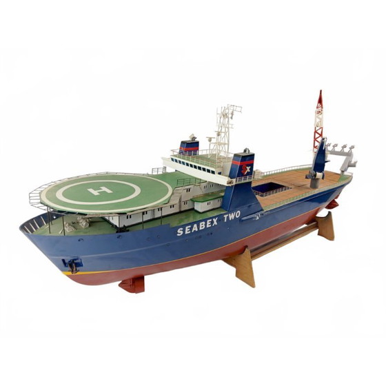 Image 1 of Wunderschönes maßstabsgetreues Modell des Seabex One/Two – Offshore-Tauchunterstützungsschiffs