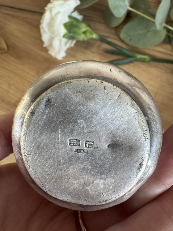 Image 1 of Tazza vintage in metallo argentato