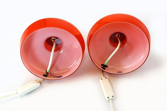 Image 1 of Glass Table Lamps attributed to Stepan Tabery for Osvetlovaci Sklo, 1970s, Set of 2