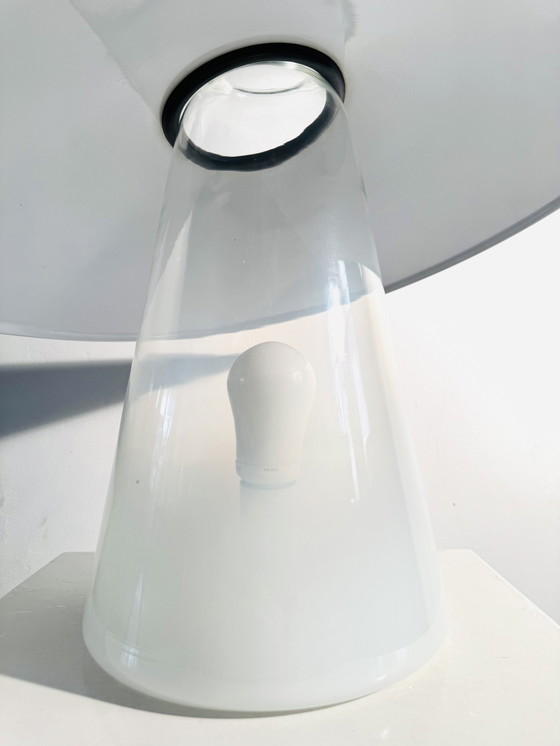 Image 1 of LAMPE DE TABLE ALFIERE PAR DE PAS, D'URBINO ET LOMAZZI POUR STILNOVO, ITALIE, 1981