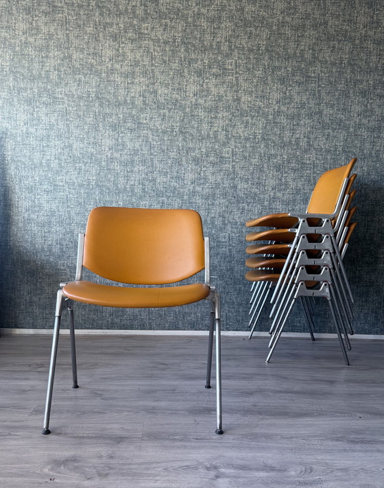 Image 1 of 6 sedie DSC106 di Giancarlo Piretti per Castelli, anni '60