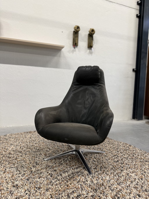 Pode Spot Two Draaifauteuil Neron Cumin Leer