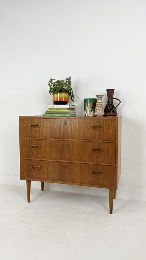 Vintage Kommode aus Teakfurnier