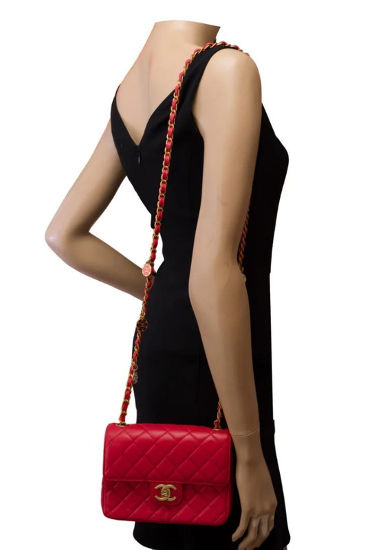 Image 1 of Sac CHANEL Timeless/Classique en Cuir Rose - 103408