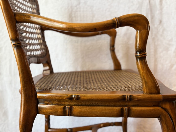 Image 1 of Giorgetti, Chinees Chippendale Faux Bamboo, +/- 1960