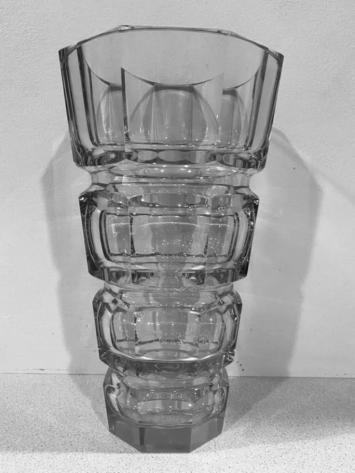 Vintage Vase – Moser – Design Josef Hoffmann – 1930er Jahre – 15,5 cm