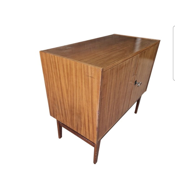 Vintage Sideboard, Mid-Century Teak Cabinet – Wood (photo 9 of 11)