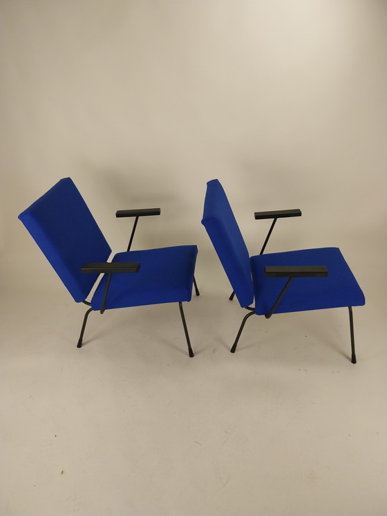 Image 1 of 1 x set di 2 poltrone Gispen 1407 di W.Rietveld anni '50