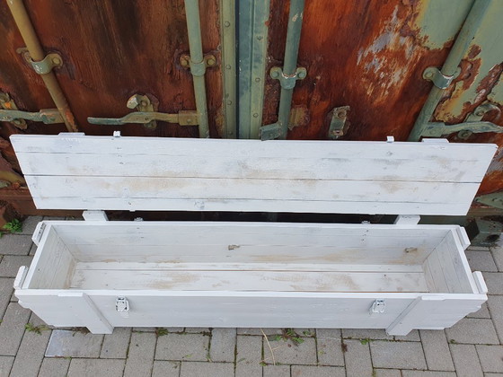 Image 1 of Bellissimo mobile contenitore/panca industriale