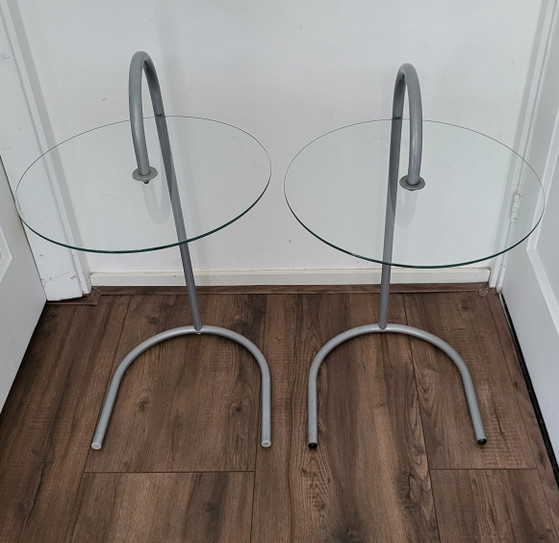 Tavolino Vintage Ikea RY, anni '90 – Tavolini, Vetro, Metallo (photo 3 of 5)