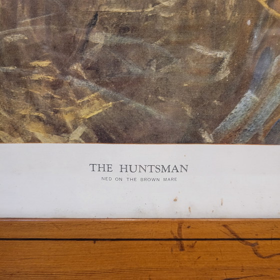 Image 1 of Grabado, “The Huntsman. Ned on the Brown Mare”, Sir Alfred James Munnings, escuela de Newlyn, 10’s - Inglaterra