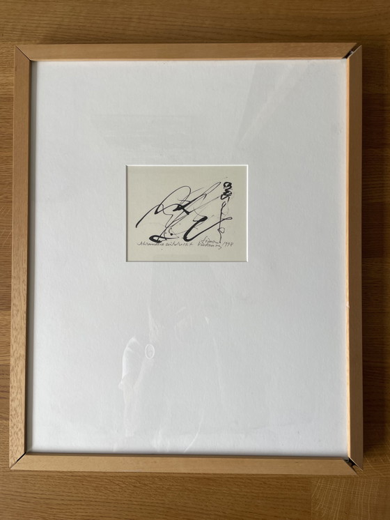 Image 1 of Simon Vinkenoog sus bocetos al óleo Shrewd subterfuge y En Exil