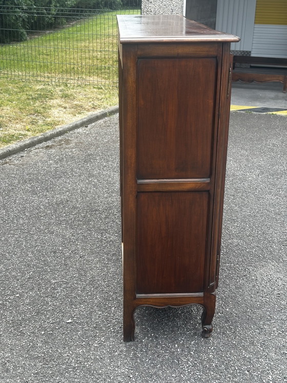 Image 1 of Scrivania in legno di ciliegio in stile Luigi XV - produzione del XX secolo