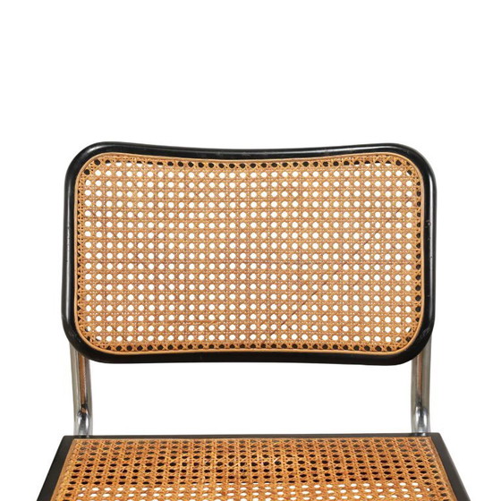 Image 1 of Silla Cesca B32 negra: diseño inspirado en Marcel Breuer