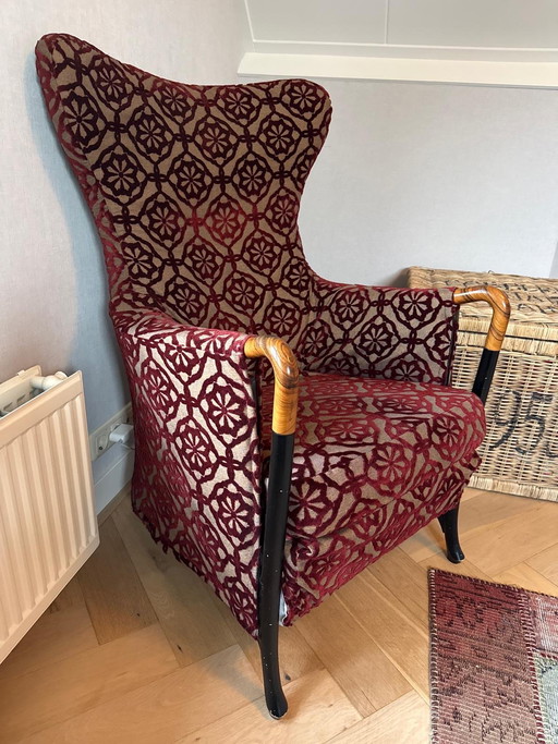 2 Giorgetti Wing Chaos pieces + poufs