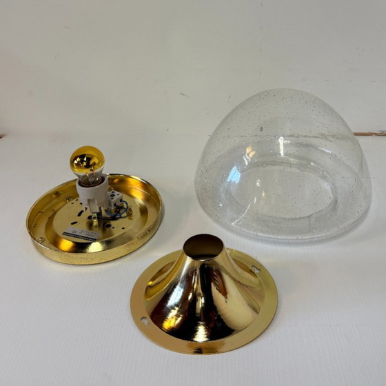 Hoffmeister bubble glass gold ceiling or wall lamp – hoffmeister Leuchten, Wall lights, Iron (photo 10 of 12)