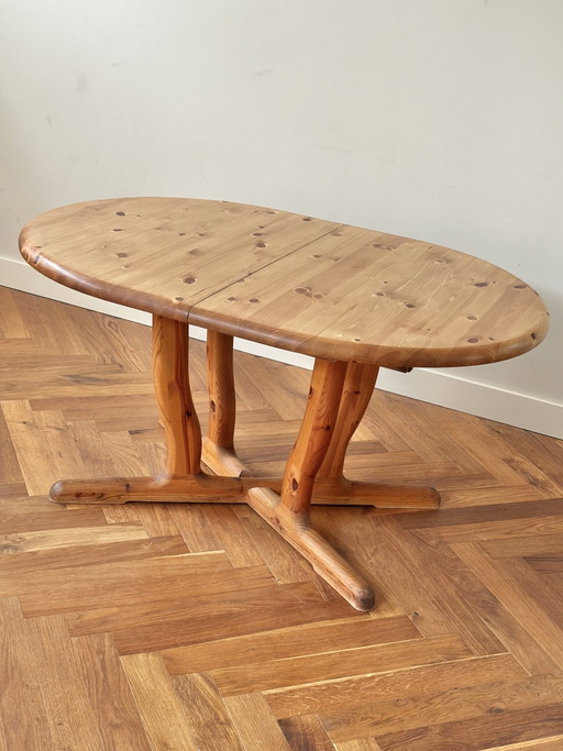 Vintage dining table Danish Design Dyrlund wood 1950s/60s/70s