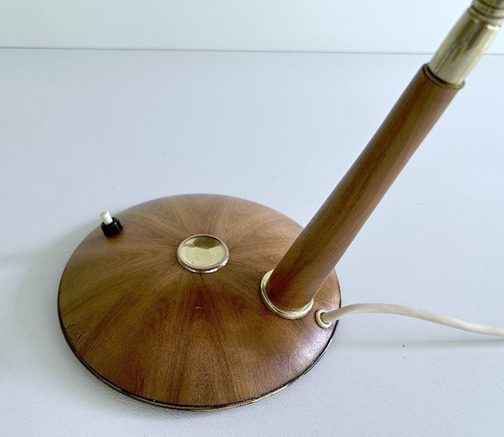 Image 1 of Lámpara de madera danesa de mediados de siglo