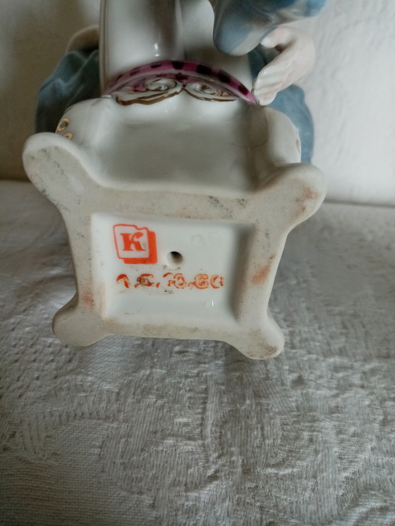 Image 1 of Oekraïens porseleinen ballerina figuur Yelena Yelochka jaren 60