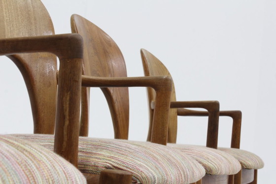 5 Vintage Danish Dining Chairs by Niels Koefoed 1960s – Wood (photo 7 of 7)