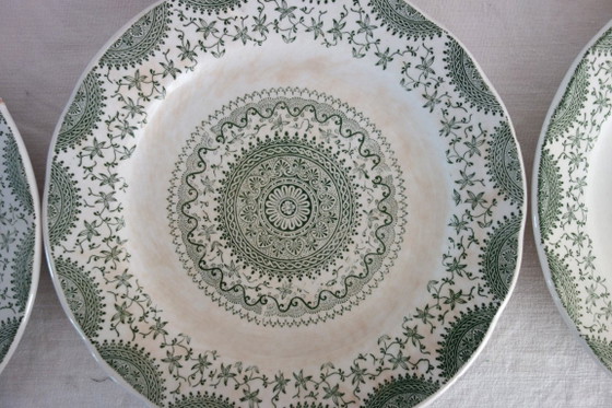 Image 1 of 6 platos llanos de loza Fine Ware