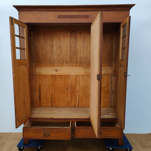 Vintage wardrobe, closet, detachable wardrobe