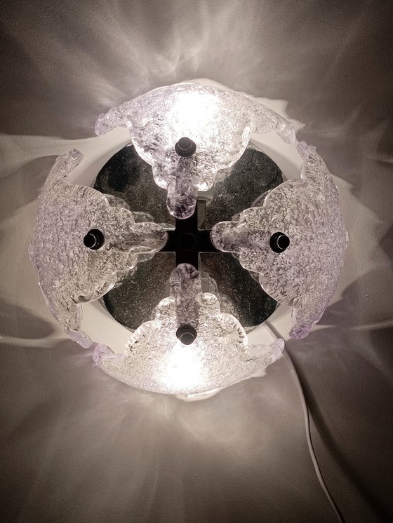 Image 1 of Murano wandlamp van mat glas, jaren 70