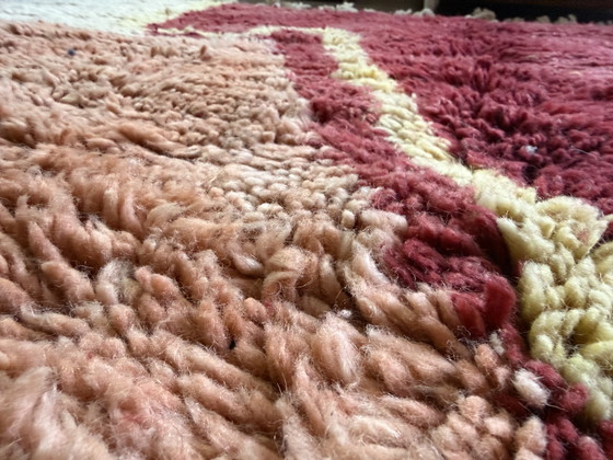 Image 1 of Tappeto marocchino astratto vintage 291 × 203 cm – Lana annodata a mano