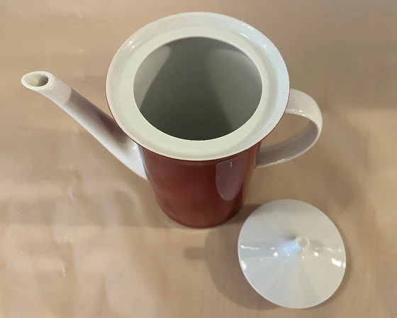 Rosenthal Berlin Secunda Purpur, Coffee pot with 4 cups, Design H. Th. Baumann – Crockery, Porcelain (photo 5 of 10)