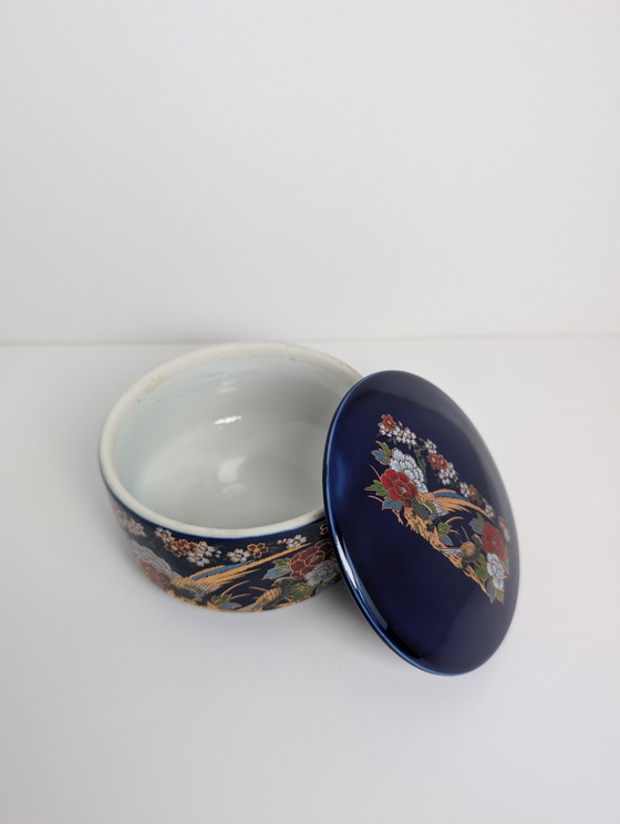 Image 1 of Precioso tarro/joyero japonés antiguo con tapa