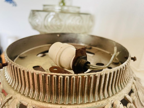 Image 1 of Plafonnier ou applique murale décorative en verre