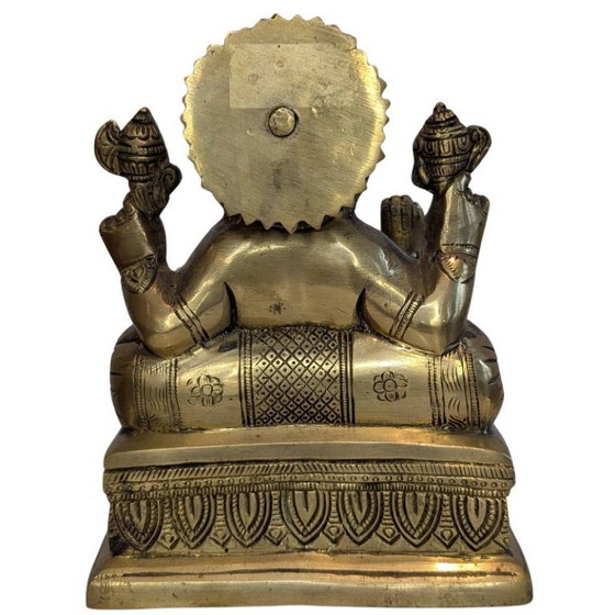 Antique Indian Bronze Ganesha – 19th Century - 112 – Sculpture (photo 5 of 10)