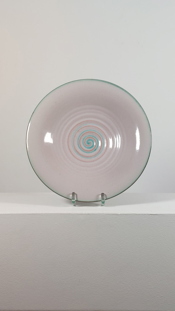 Image 1 of Antieke Art Deco fruitschaal/bord van Martha Katzer Majolica